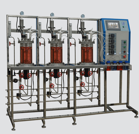 DME系列多聯(lián)平行磁耦合攪拌玻璃發(fā)酵罐