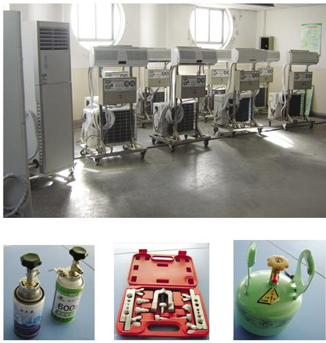 變頻空調(diào)制冷設(shè)備實訓裝置